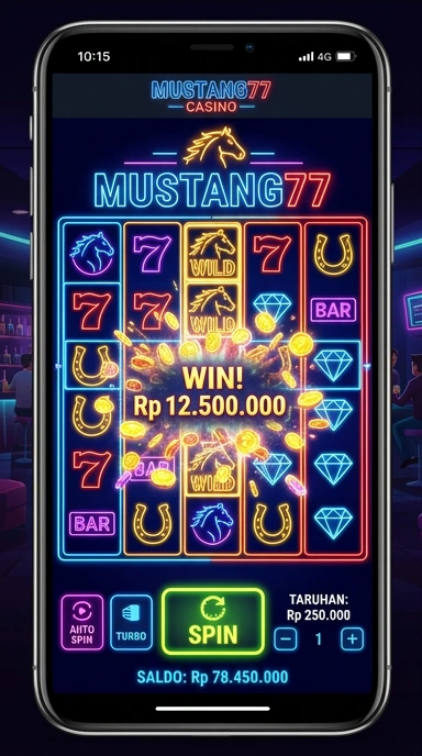 Proses pengunduhan aplikasi yang cepat di mustang77.